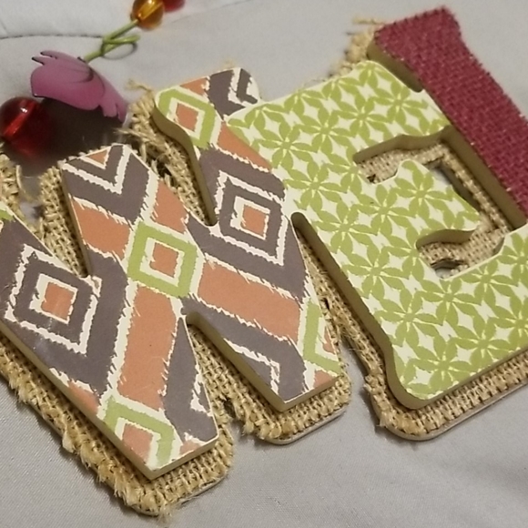 Fall "Welcome" Sign - Front Door Hanging Sign - Picture 2 of 5